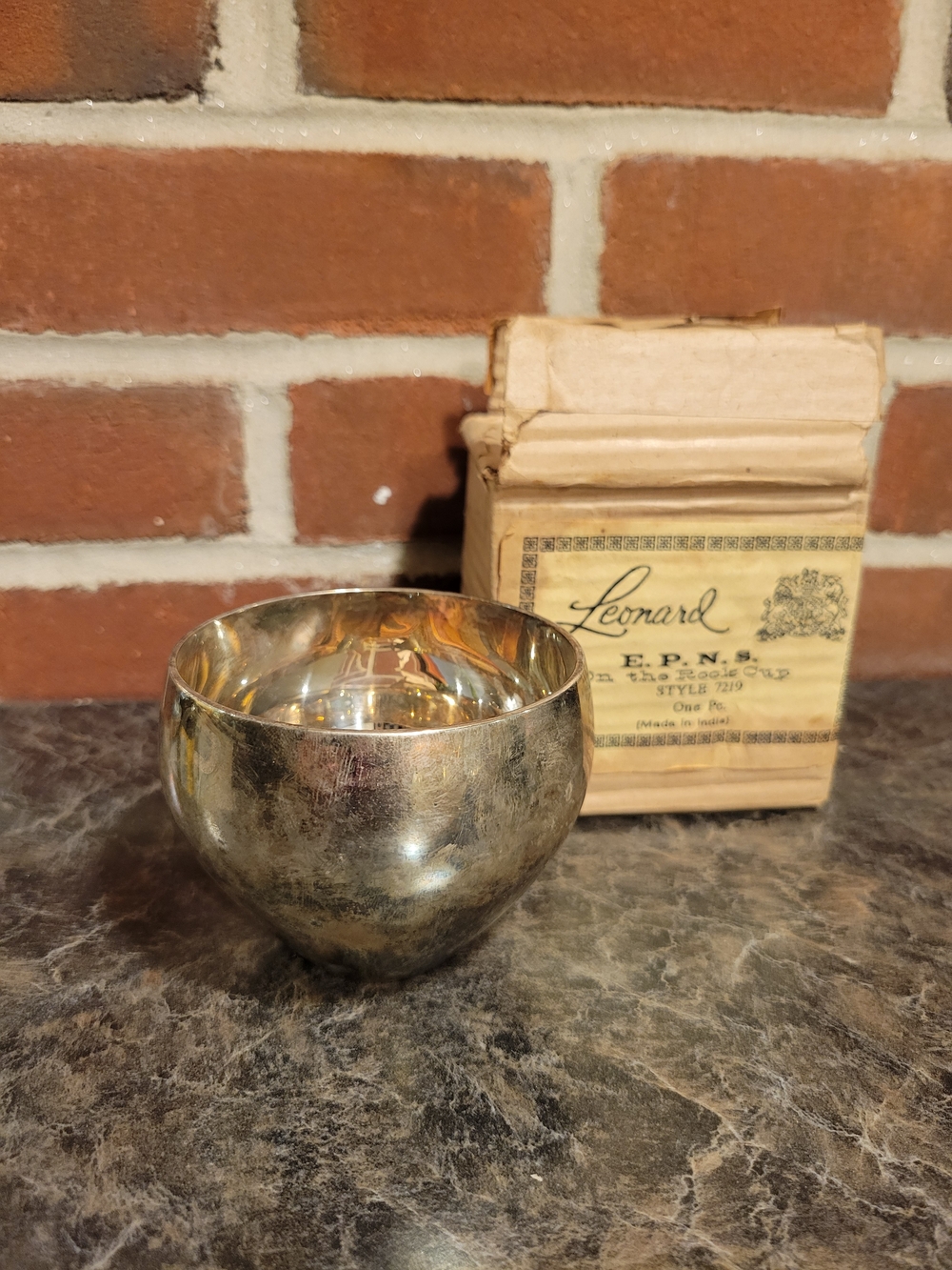Vintage Leonard Silver Whiskey Cup
